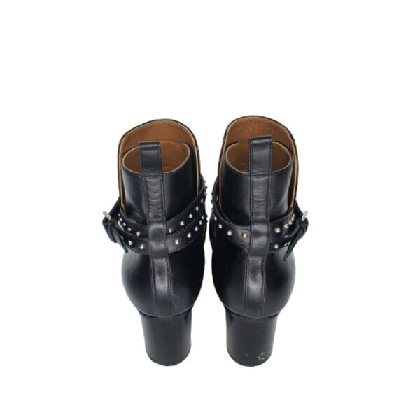 Hermès Studded Leather Heeled Ankle Booties - Picture 4 of 10
